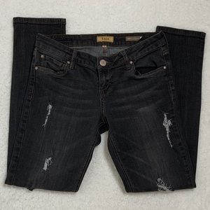 STS Blue Black Relaxed Boyfriend Distressed Jeans